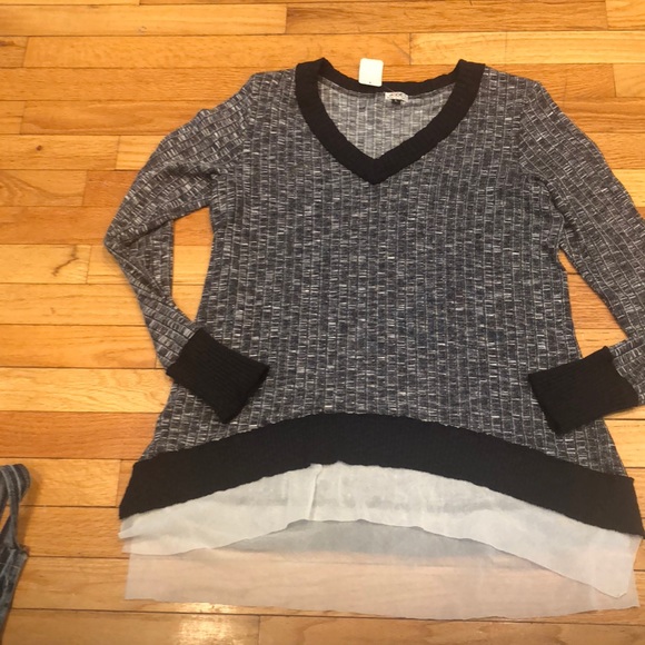 jude Sweaters - NWT BOUTIQUE DESIGNER JUDE SWEATER W/Net hem